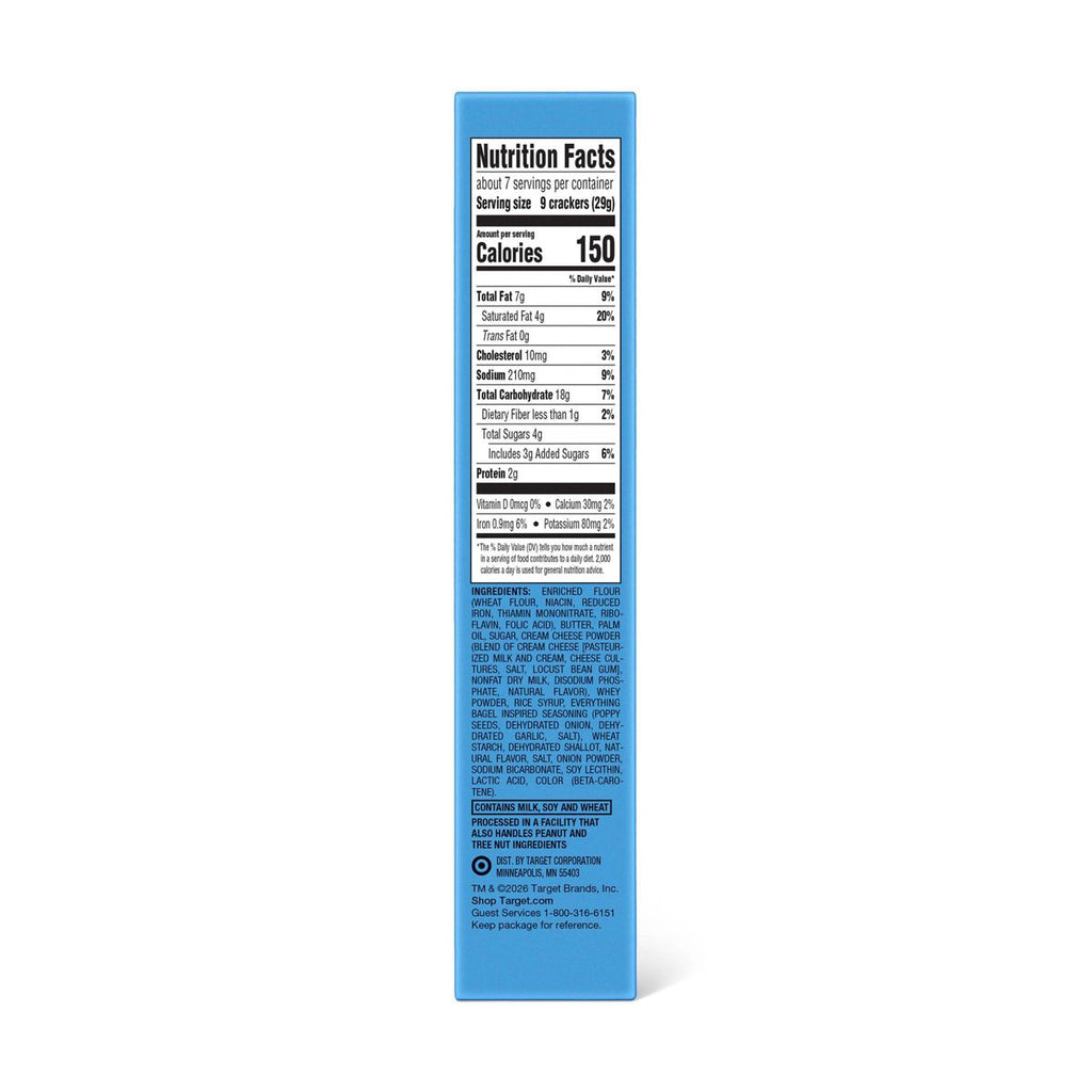 Mini Everything Bagel Sandwich Crackers - 7.05oz