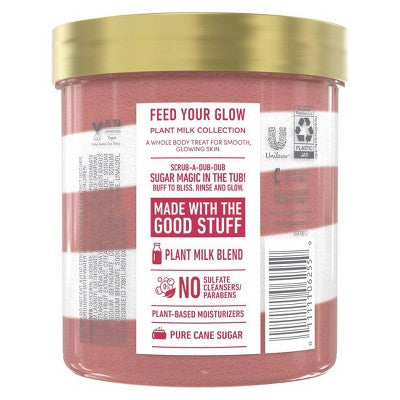 Dove Beauty Body Sugar Scrub - Oat Milk & Berry Brulee - 15oz: Paraben-Free, Sul