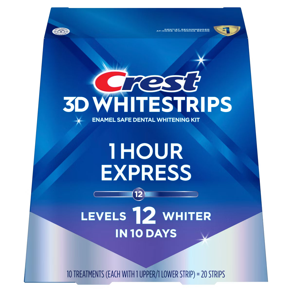 Crest 3D Whitestrips 1-Hour Express - 10 Treatments