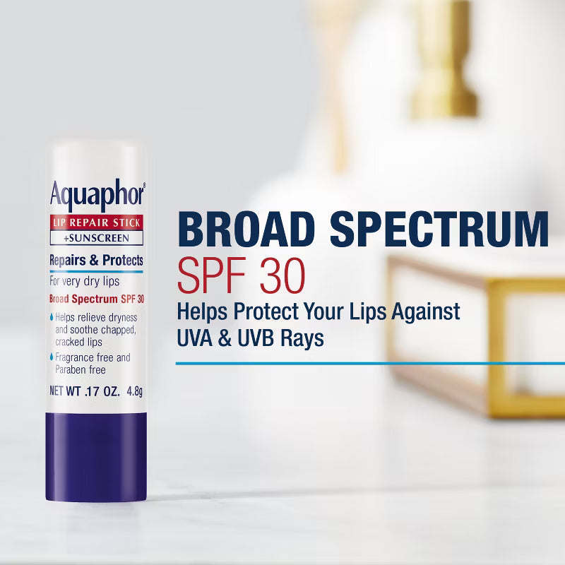 Aquaphor Lip Protectant + SPF Lip Balm
