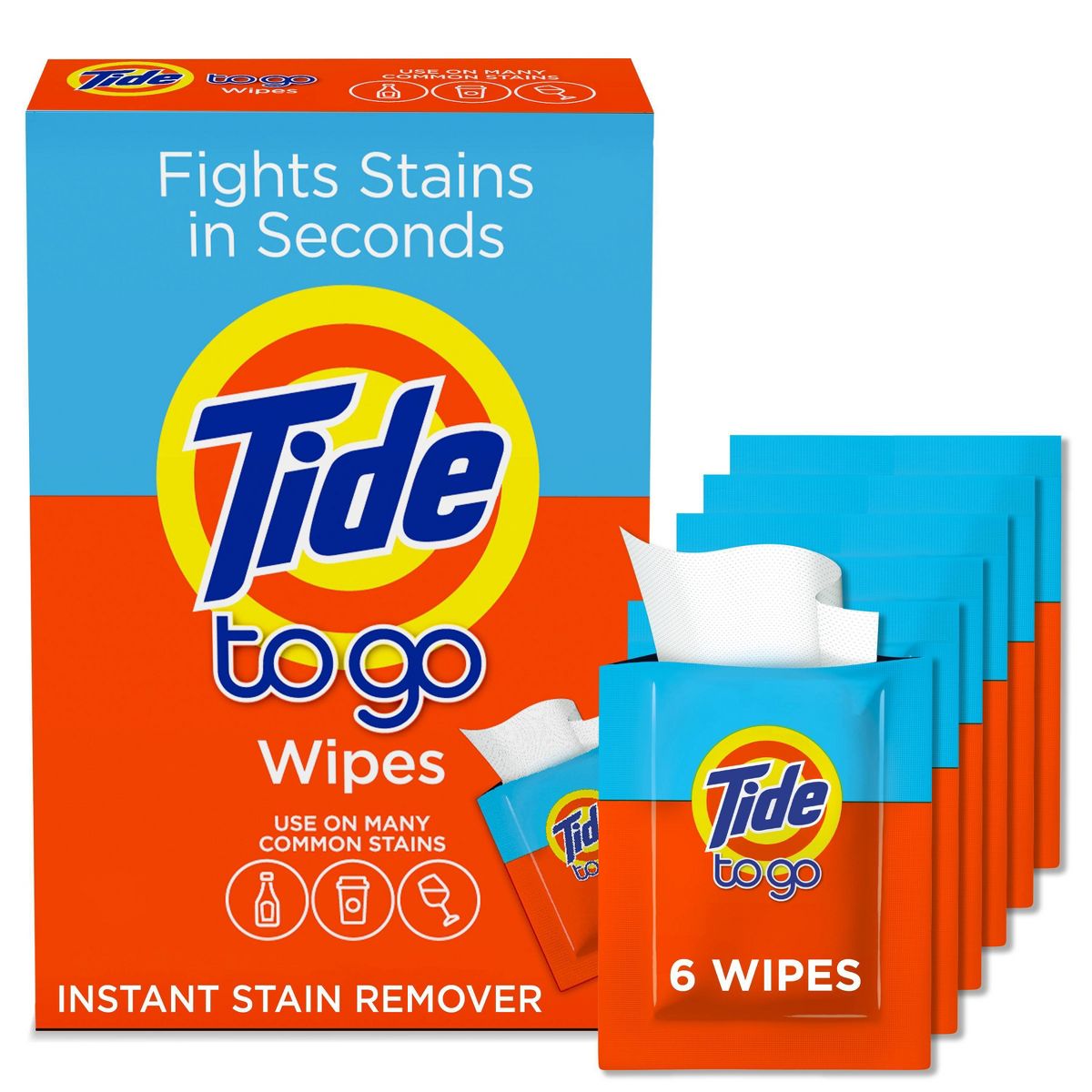 Tide Stain Remover Wipes - 6ct