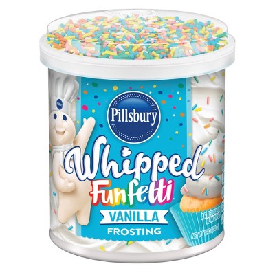 Pillsbury Whipped Funfetti Vanilla Frosting - 12oz