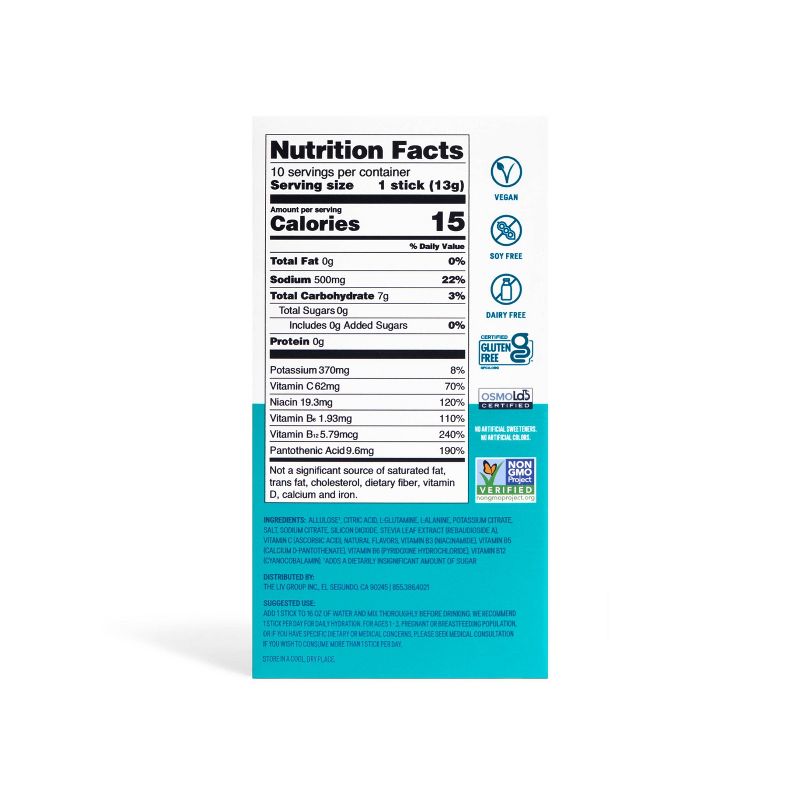 Liquid I.V. Sugar-Free Hydration Multiplier - Strawberry Watermelon 10 Pack