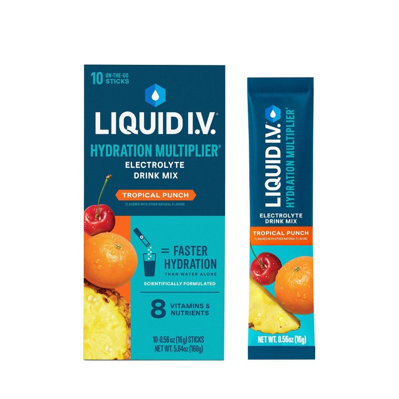 Liquid I.V. Hydration Multiplier - Tropical Punch 10 Pack