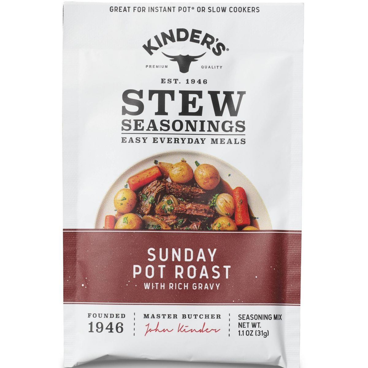 Kinder's Sunday Pot Roast Stew Seasoning - 1.1oz