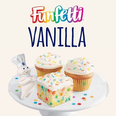 Pillsbury Funfetti Vanilla Flavored Frosting - 15.6oz