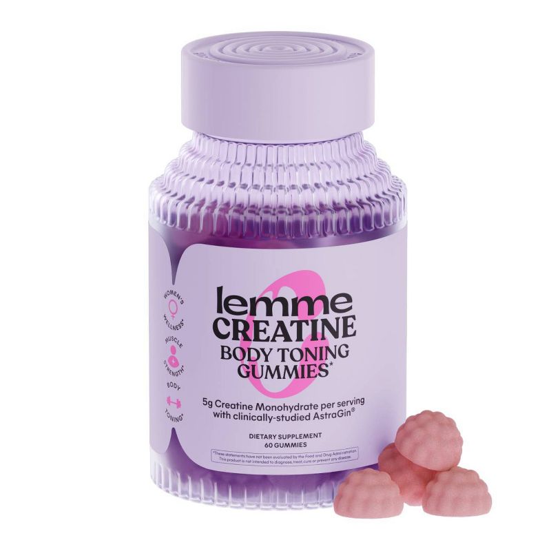 Lemme Creatine Monohydrate Gummies for Women - Sour Strawberry