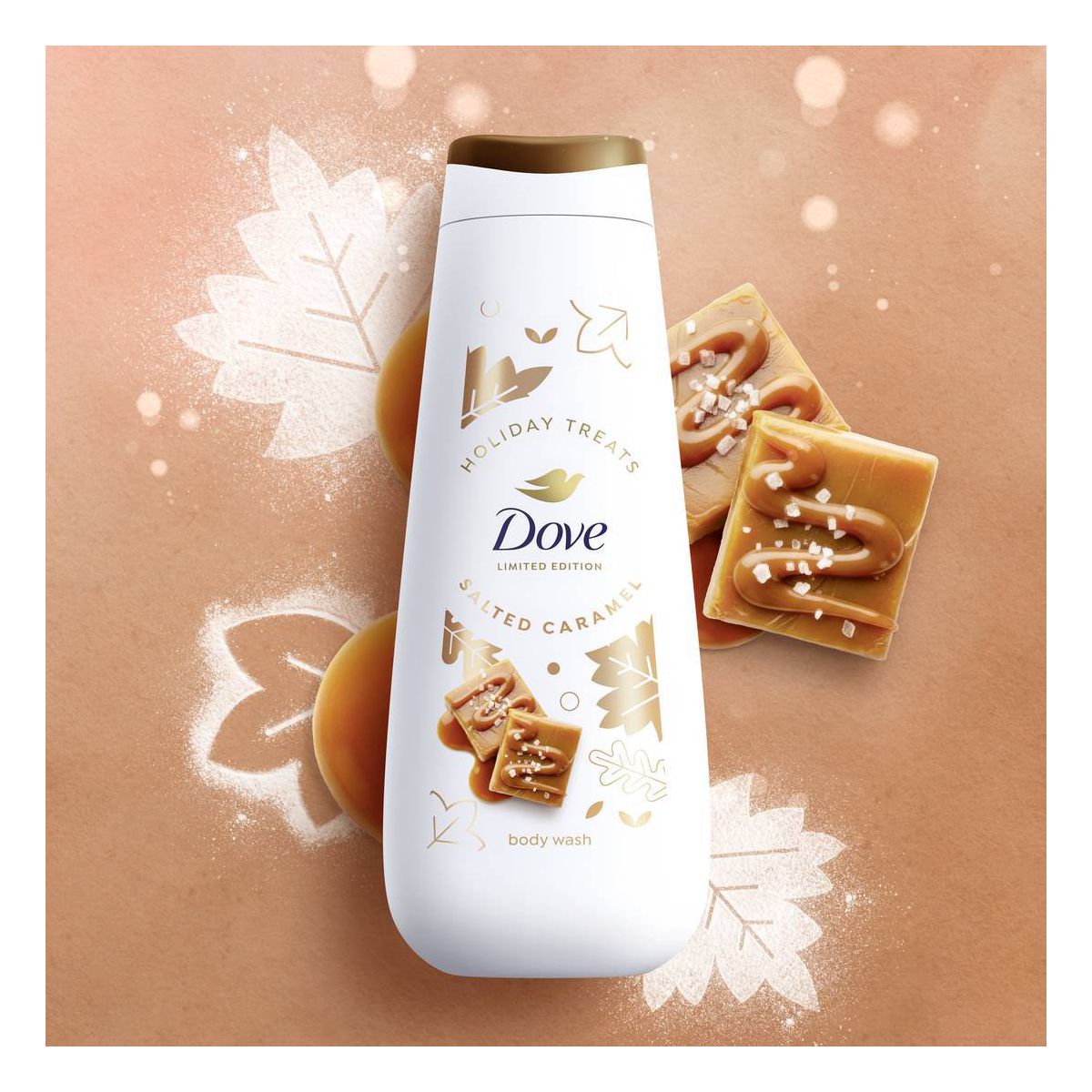 Dove Beauty Fall Treats Limited Edition Body Wash - Salted Caramel - 20 fl oz