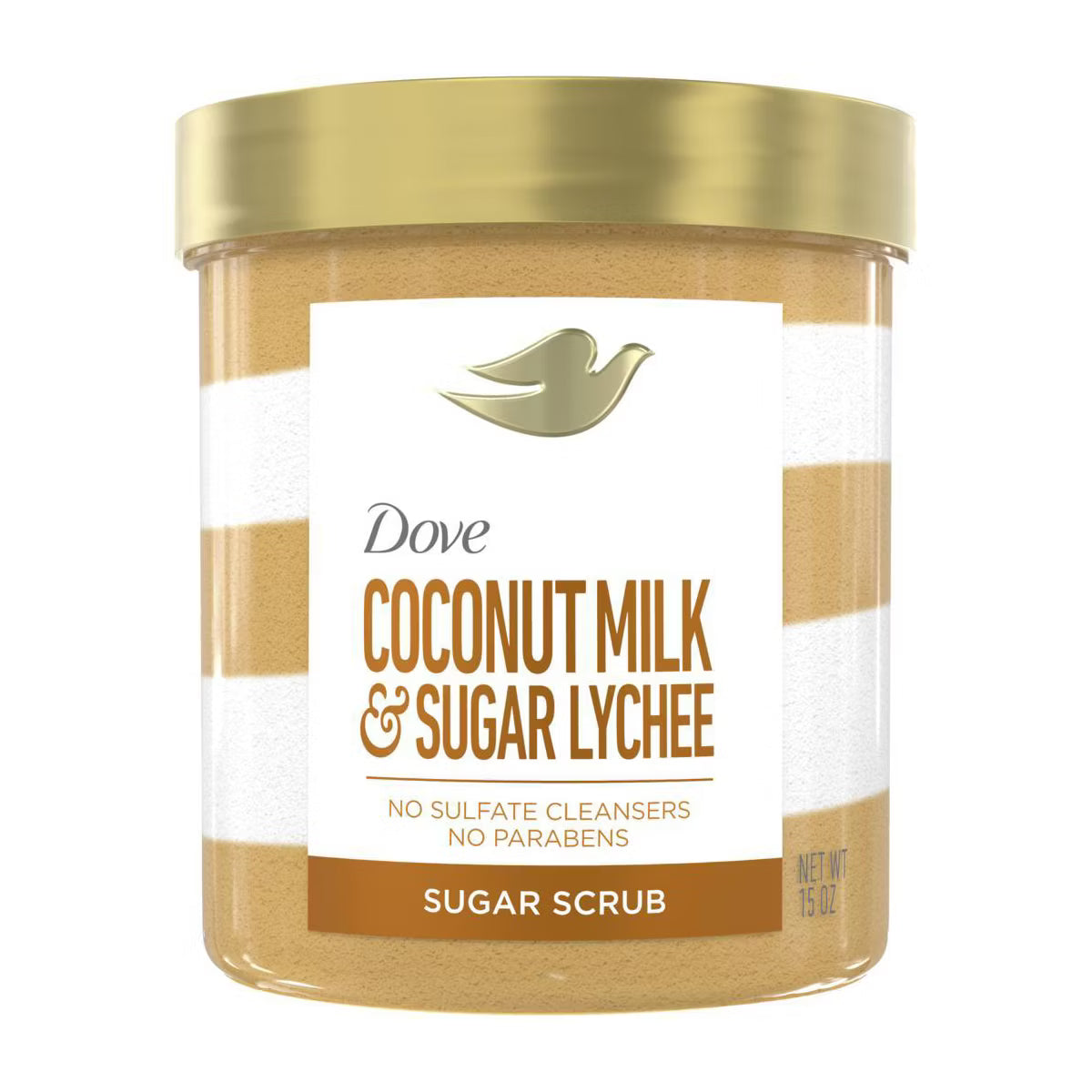 Dove Beauty Body Sugar Scrub - Coconut Milk & Sugar Lychee