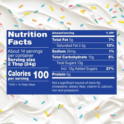 Pillsbury Whipped Funfetti Vanilla Frosting - 12oz
