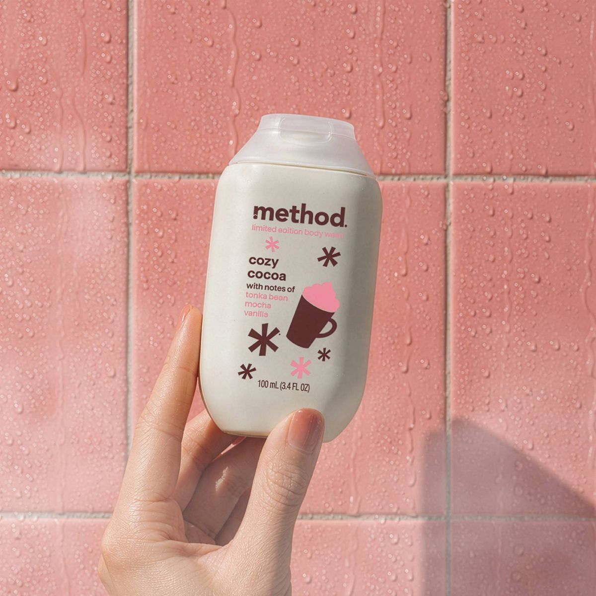 Method Holiday Body Wash - Cozy Cocoa - 3.4 fl oz