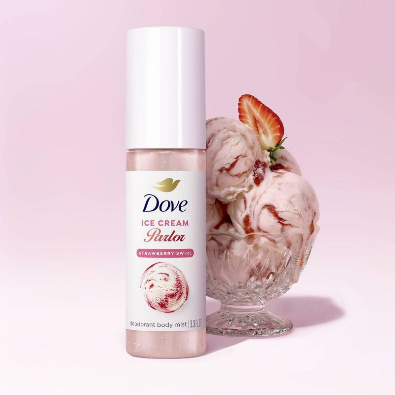 Dove Beauty Ice Cream Parlor Strawberry Body Mist 3.3oz
