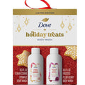 Dove Beauty Holiday Treat Mini Body Washes - Sugar Cookie Sprinkle & Frosted Plum Berry - 6 fl oz/2pk