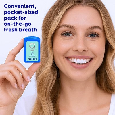 Grin Oral Care Breath Strips - Super Minty - 72ct