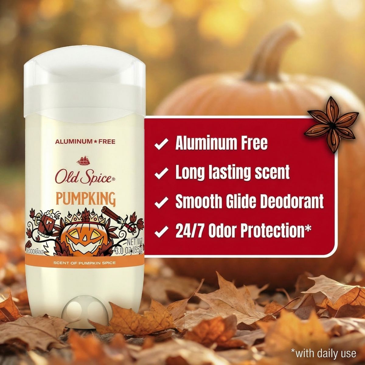 Old Spice Deodorant - PumpKing - 3oz