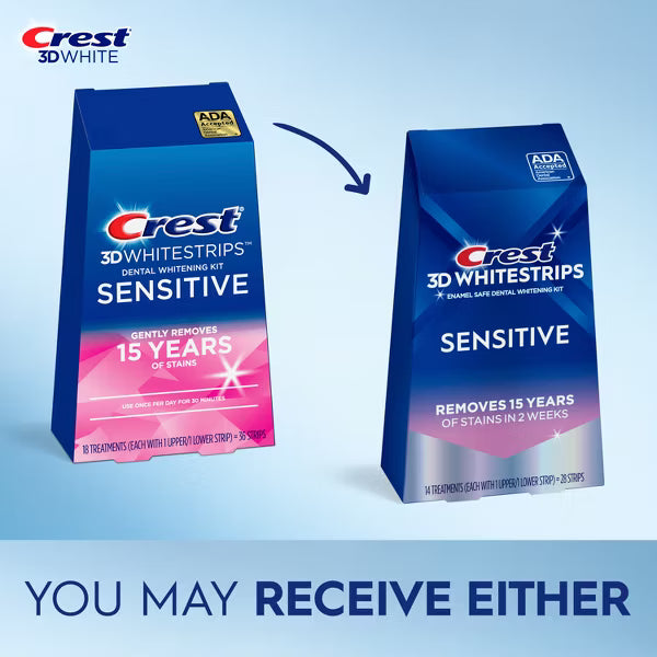 Crest 3D Whitestrips Sensitive - 14 Treatments