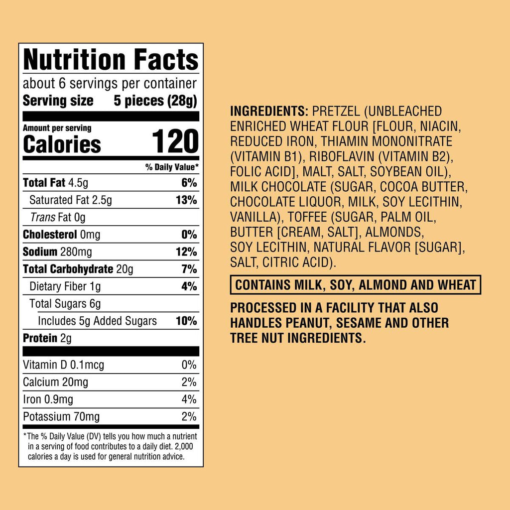 Favorite Day Milk Chocolate and Toffee Covered Mini Pretzels 6oz