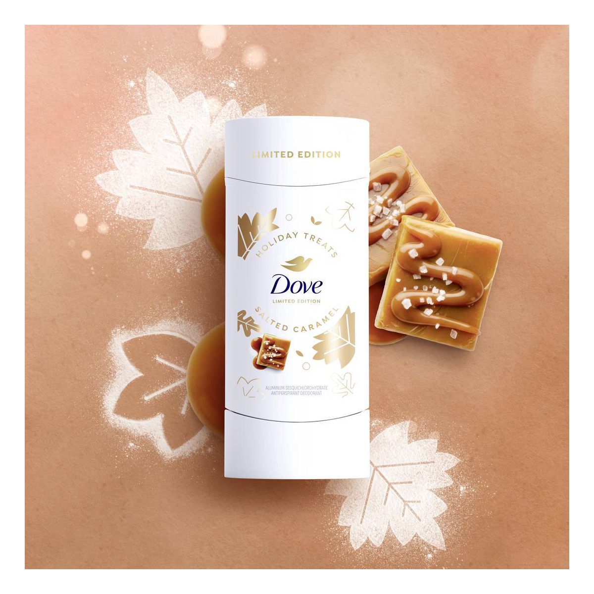 Dove Beauty Fall Treats Limited Edition Antiperspirant & Deodorant - Salted Caramel - 2.6oz