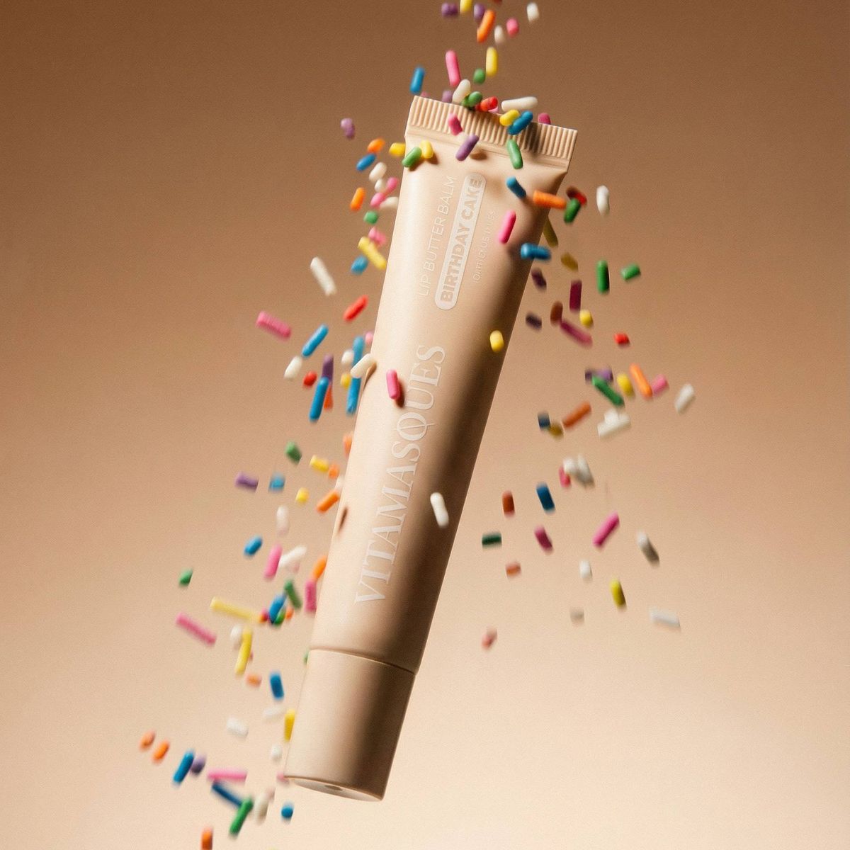 Vitamasques Plump & Repair Tinted Lip Butter Balm - Birthday Cake - 0.33 fl oz: Vegan, For All Skin