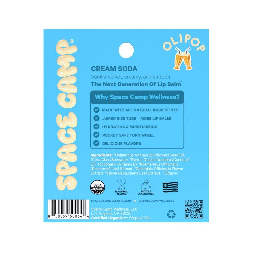 Space Camp Wellness Cream Soda Lip Balm 0.25oz