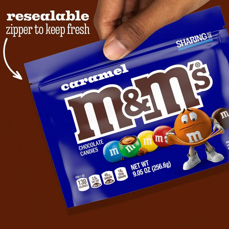 M&M's Caramel Chocolate Candy - 9.05oz