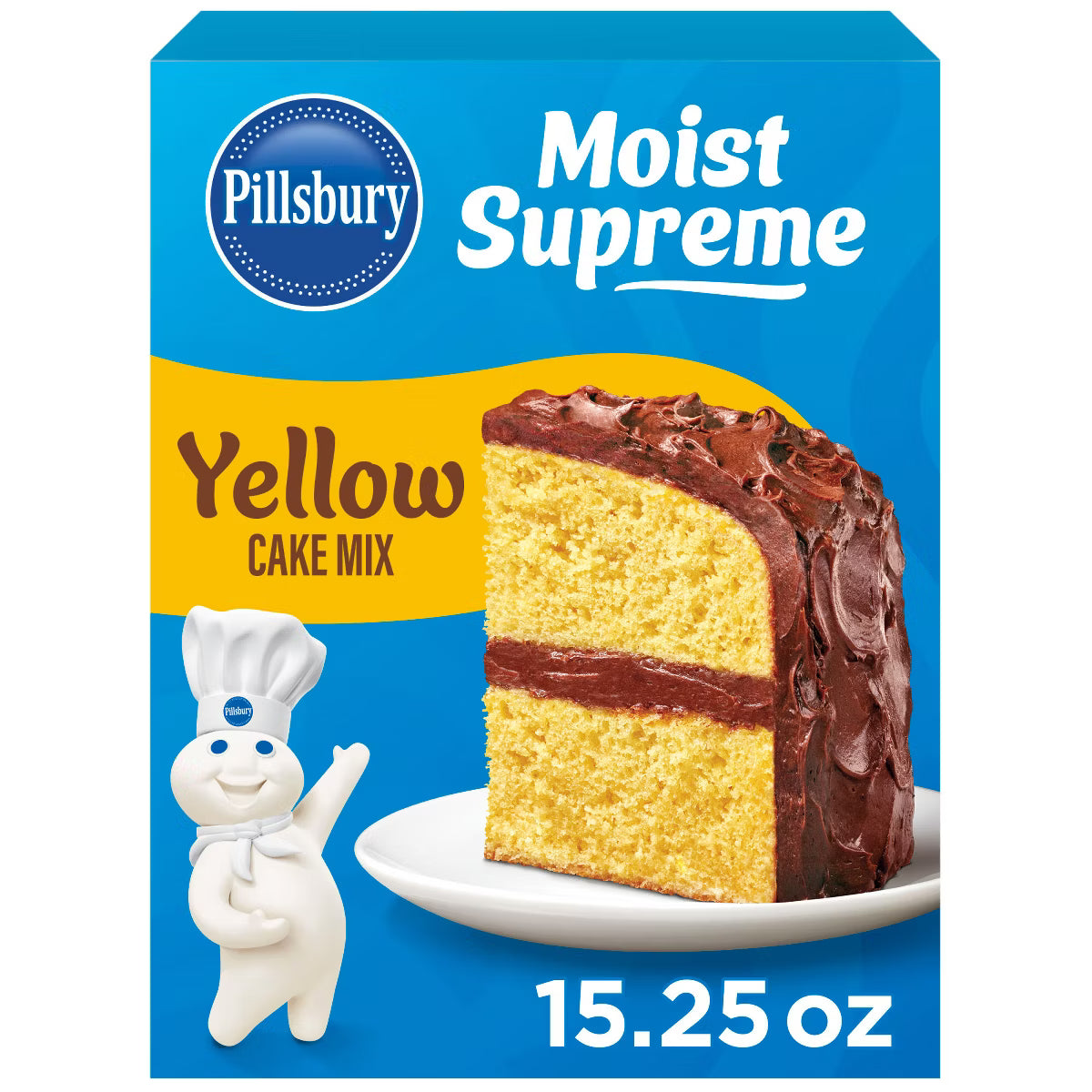 Pillsbury Moist Supreme Yellow Cake Mix - 15.25oz