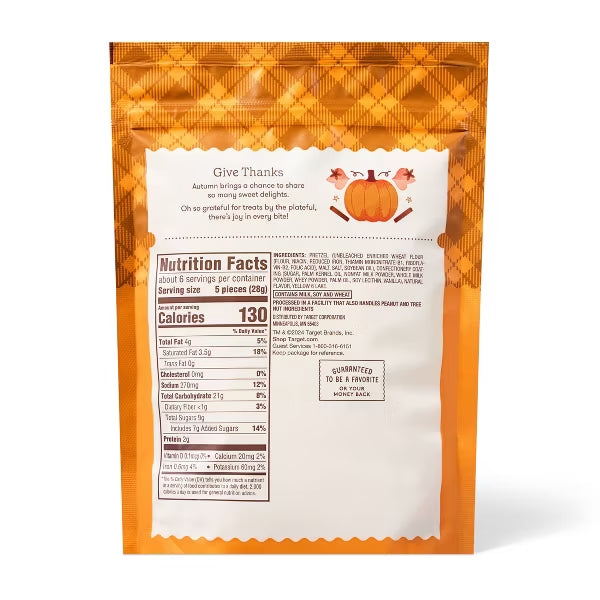 Favorite Day Pumpkin Spice Mini Pretzel Twists