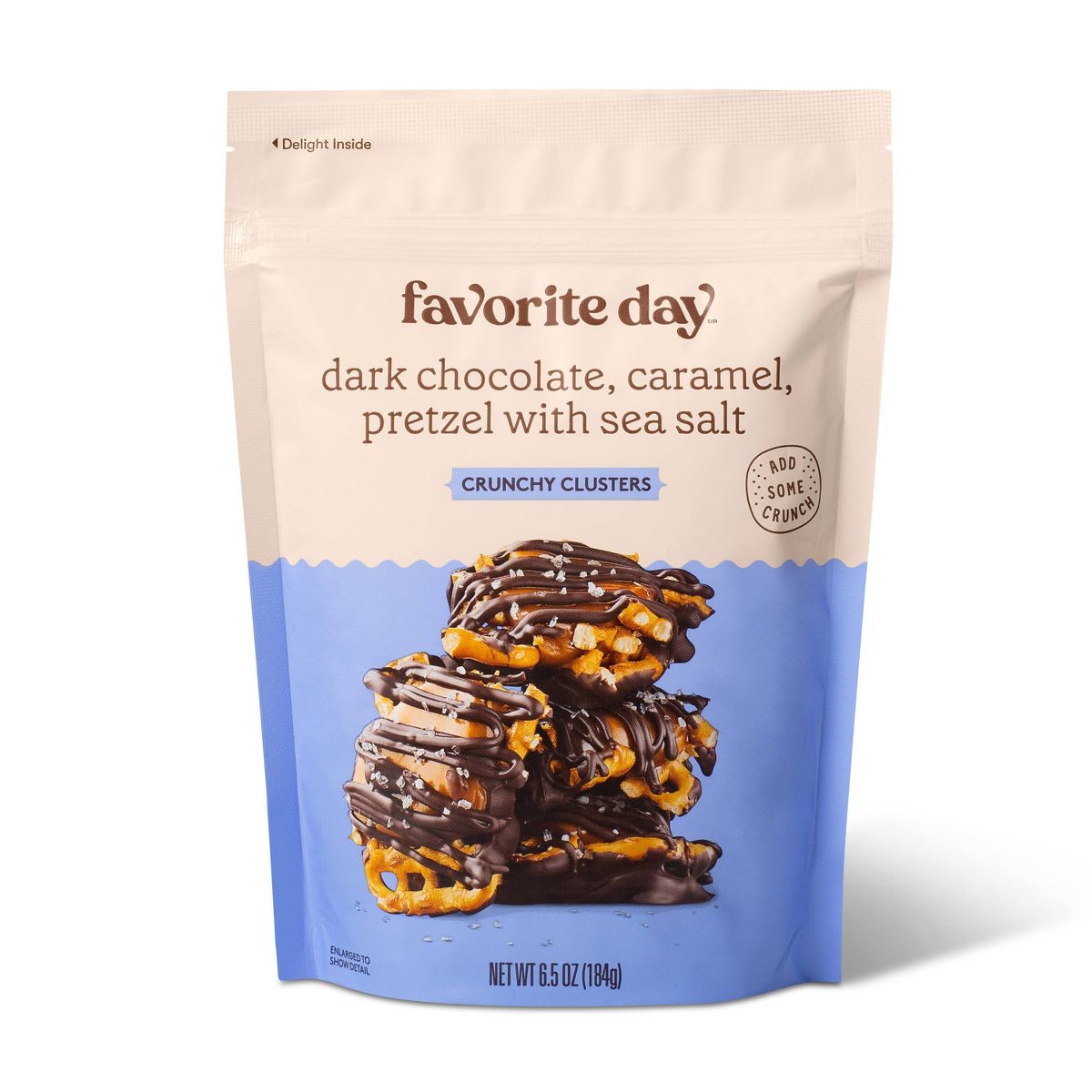 Favorite Day Dark Chocolate Caramel Pretzel Sea Salt Crunch Clusters