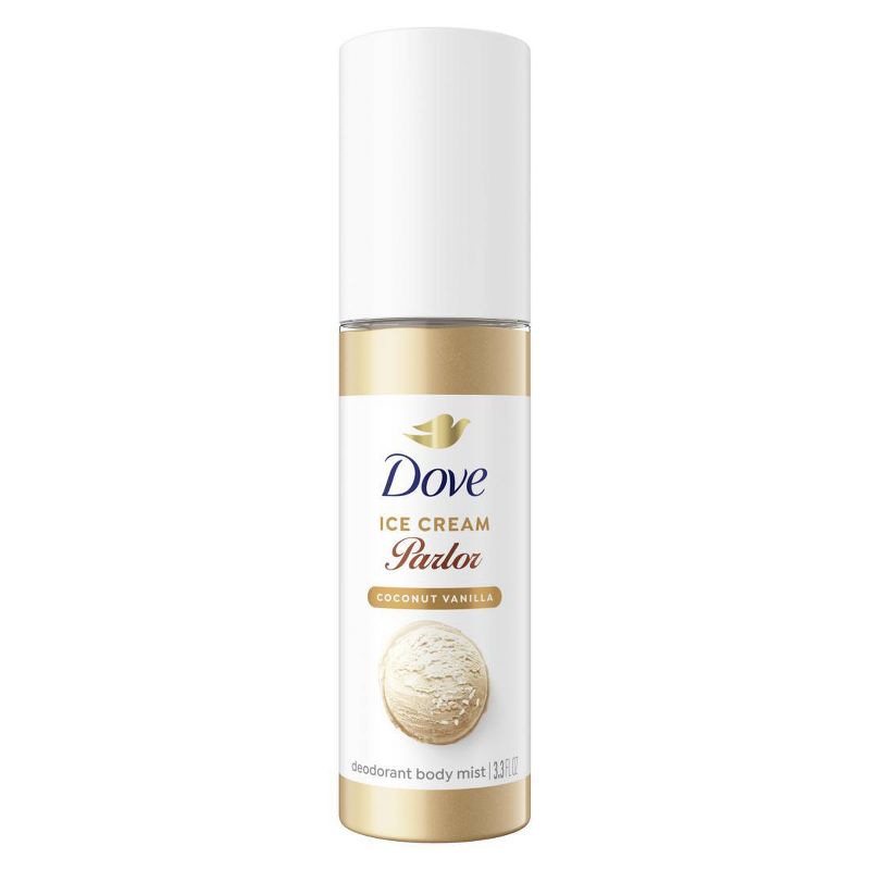 Dove Coconut Vanilla Ice Cream Parlor Body Mist 3.3oz