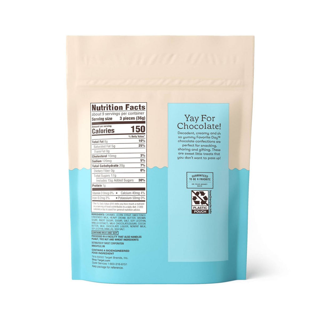 Favorite Day Milk Chocolate Sea Salt Caramels Candy 11oz