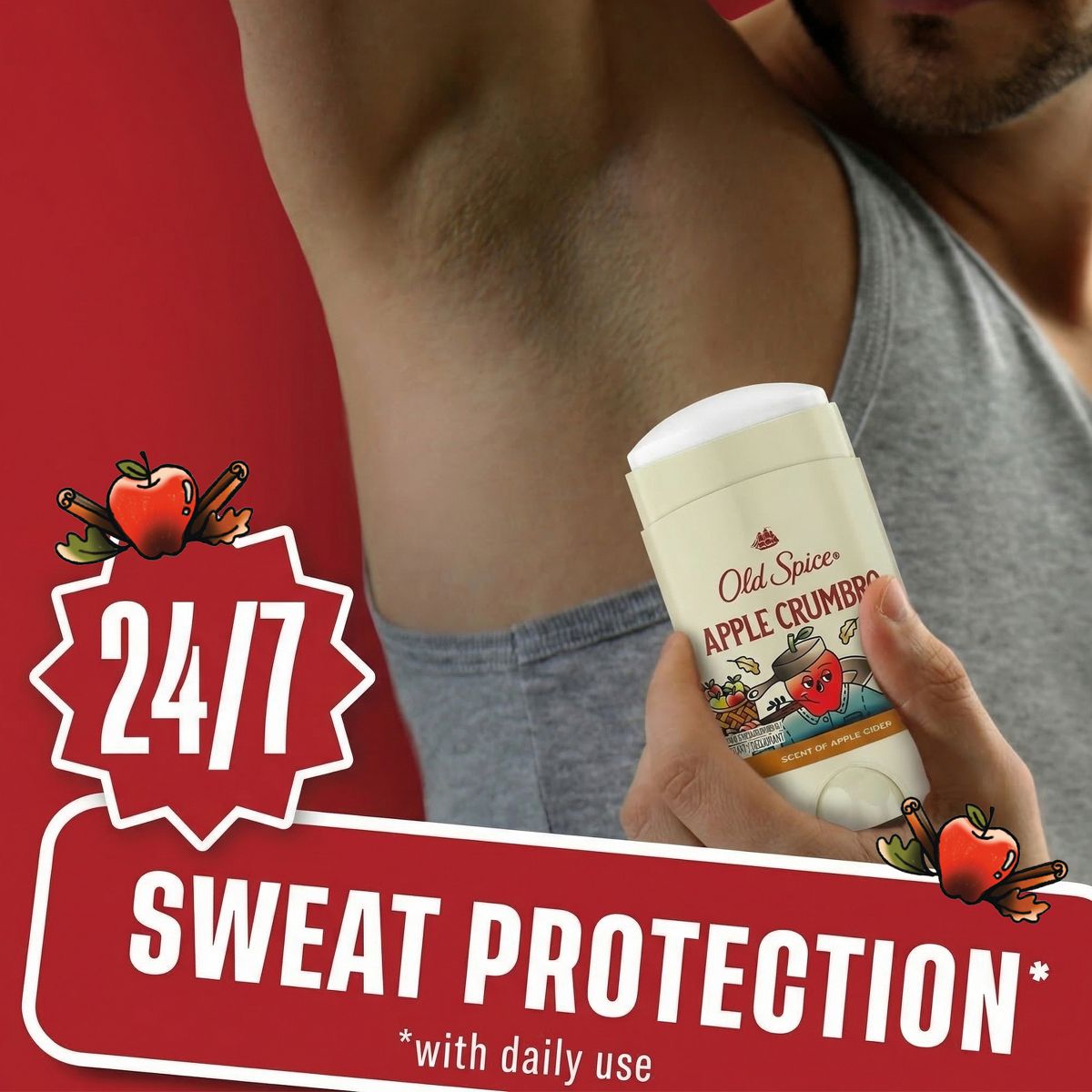 Old Spice Deodorant - Apple Crumbro - 2.6oz