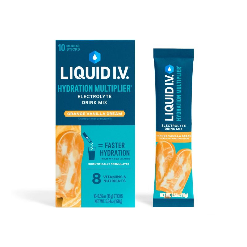 Liquid I.V. Hydration Multiplier - Orange Vanilla Dream 10 Pack