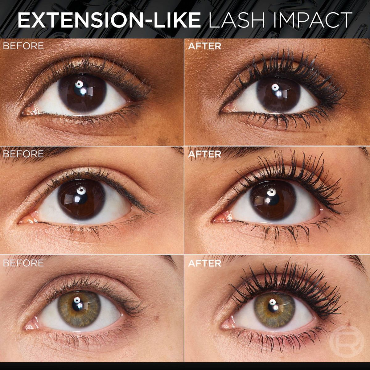 L'Oreal Paris Extensionist Curling & Lengthening Mascara - True Brown Washable 996 - 0.41 fl oz