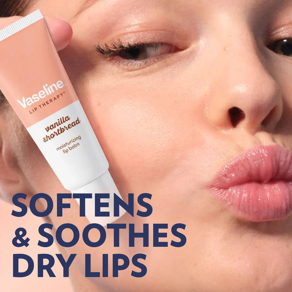 Vaseline Holiday Limited Edition Vanilla Shortbread Lip Balm Tubes - 0.35oz/2pk