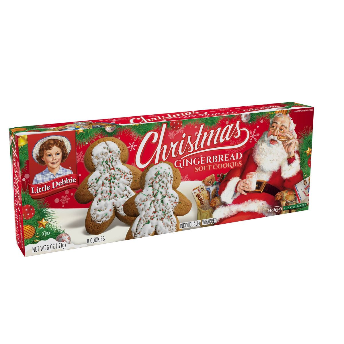 Little Debbie Gingerbread Cookies - 6oz/8ct