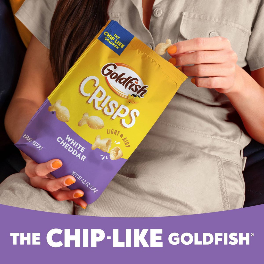Goldfish White Cheddar Crisps 4.8oz