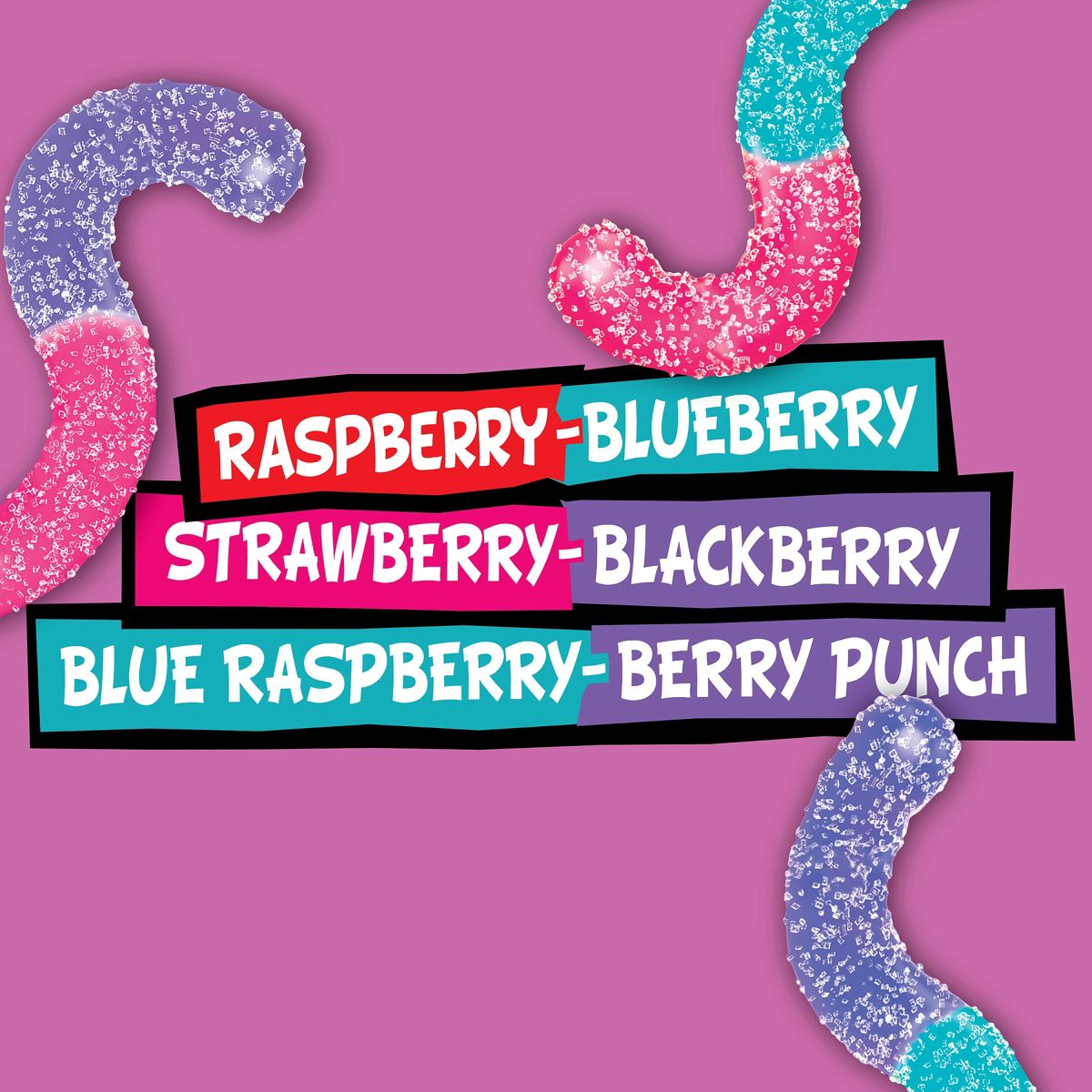 Trolli Sour Brite Crawlers Very Berry Gummi Candy - 7.2oz