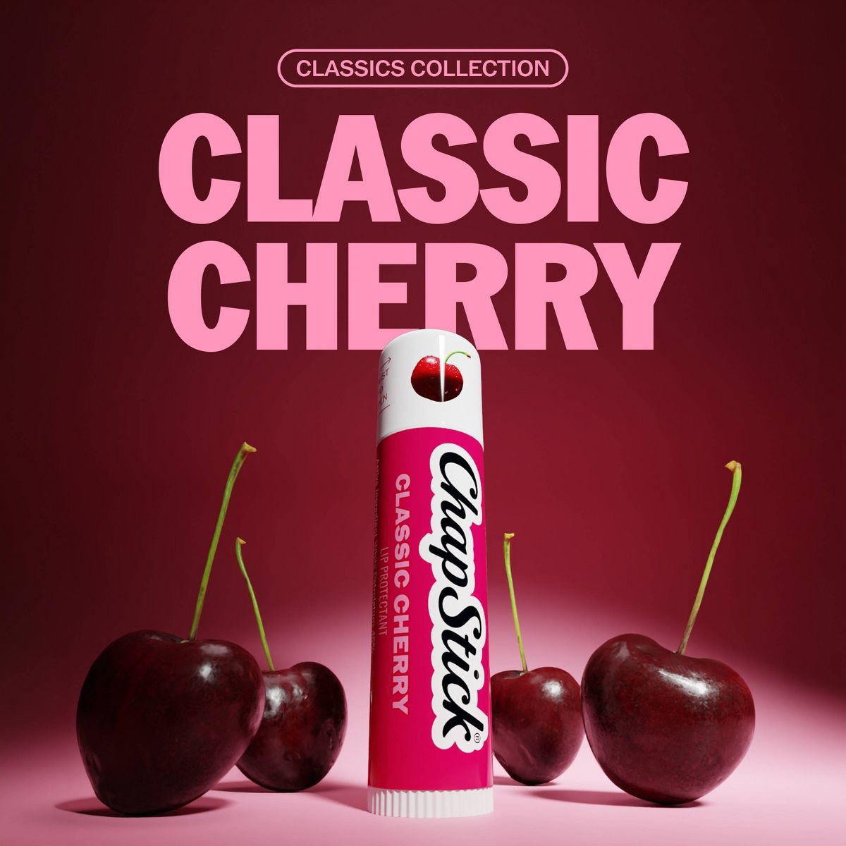 ChapStick Classic Cherry Lip Balm 3 Pack