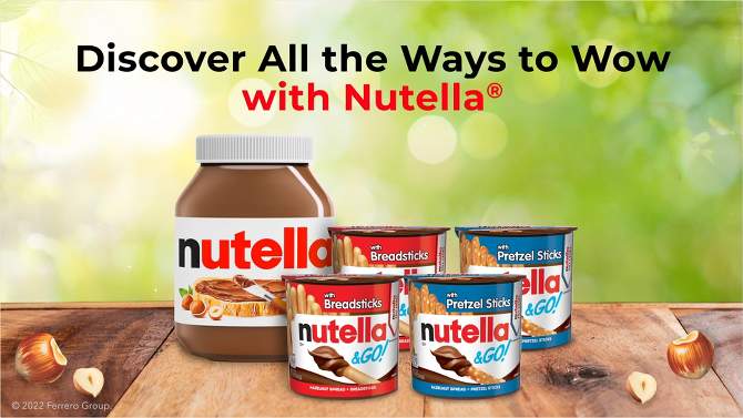 Nutella and Go! with Pretzel Sticks - 7.6oz/4pk: Creamy Texture