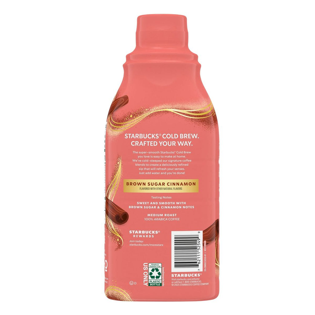 Starbucks Brown Sugar Cinnamon Flavored Cold Brew Concentrate - 32 fl oz