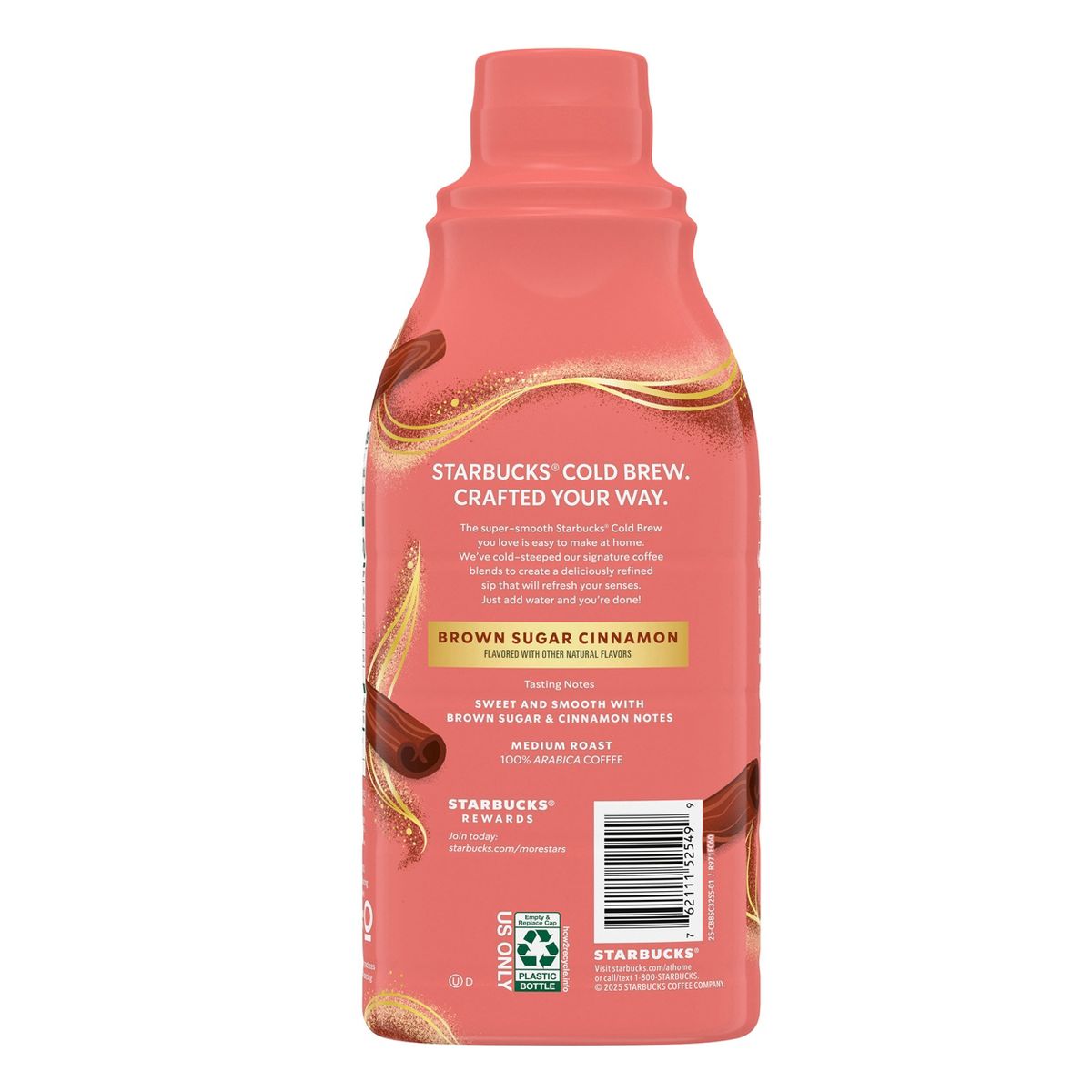Starbucks Brown Sugar Cinnamon Flavored Cold Brew Concentrate - 32 fl oz