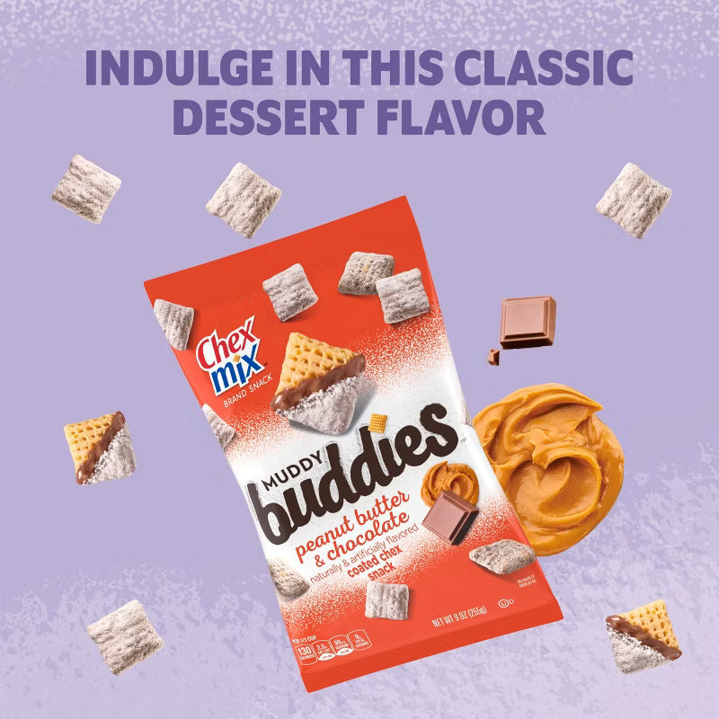Chex Mix Muddy Buddies Peanut Butter Chocolate - 9oz