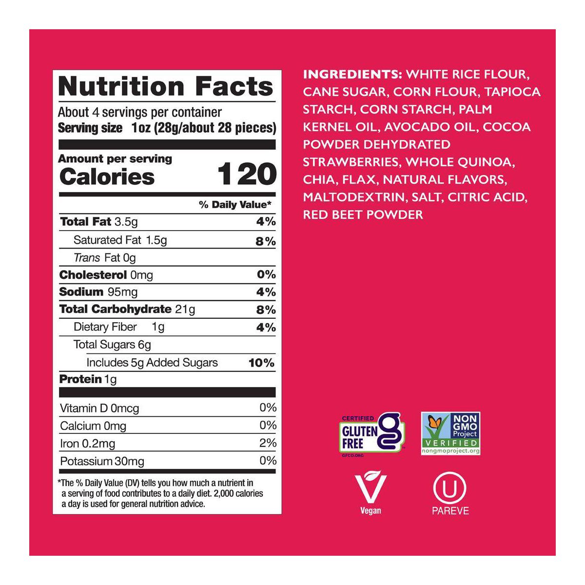 Drizzilicious Strawberry Chocolatey Drizzled Mini Rice Cake - 4oz