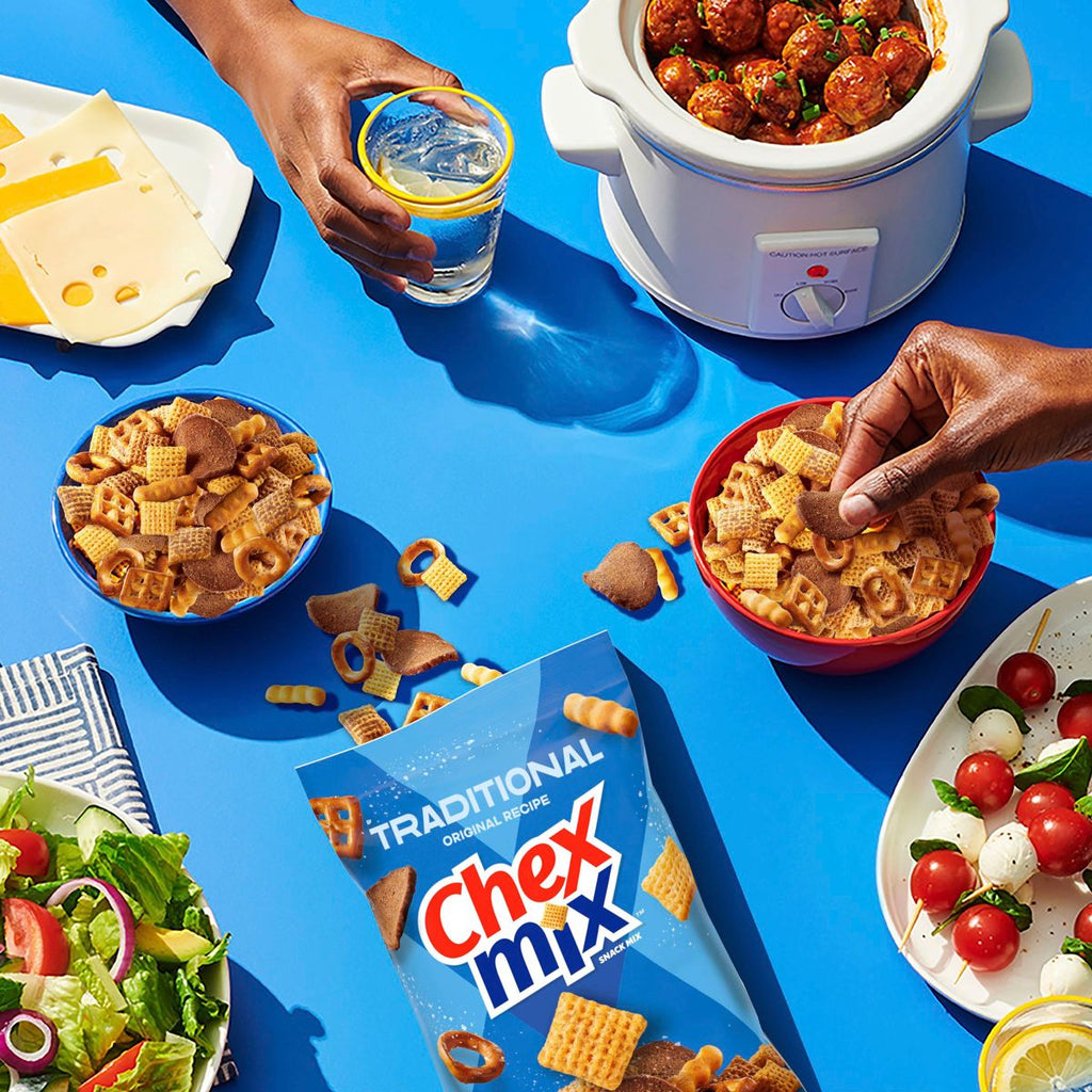Chex Mix Traditional Snack Mix Bags - 49g