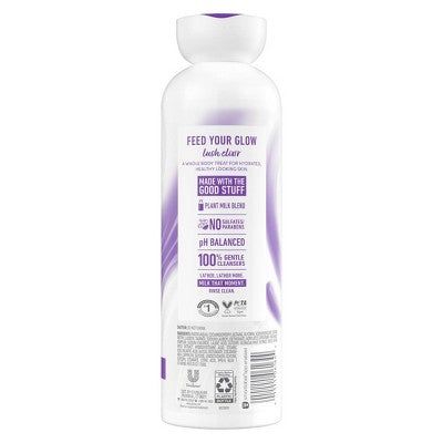 Dove Beauty Plant Milk Cleansing Body Wash - Rice Milk & Velvet Acai - 17.5 fl o