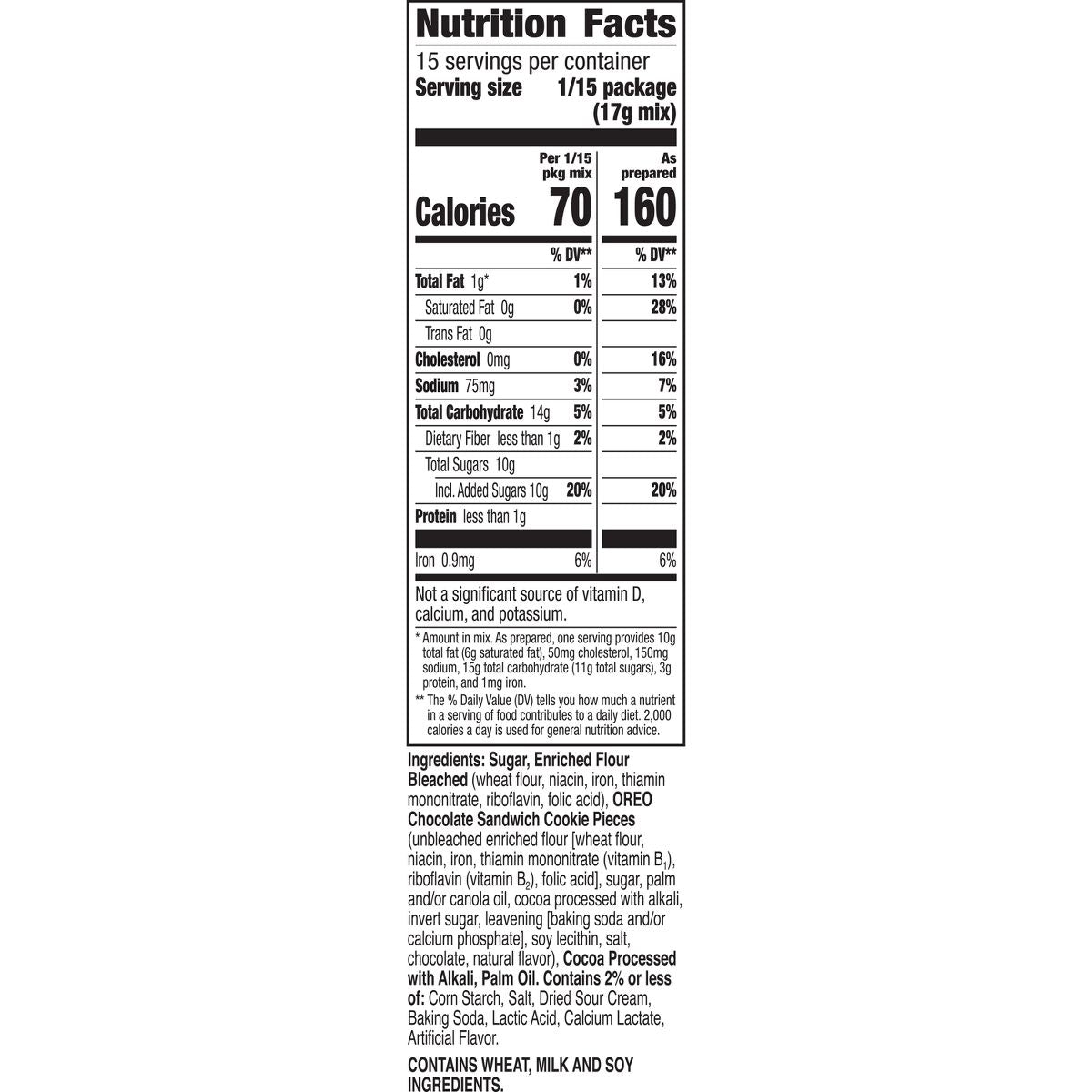 Betty Crocker OREO Baked Cheesecake Mix - 8.9oz