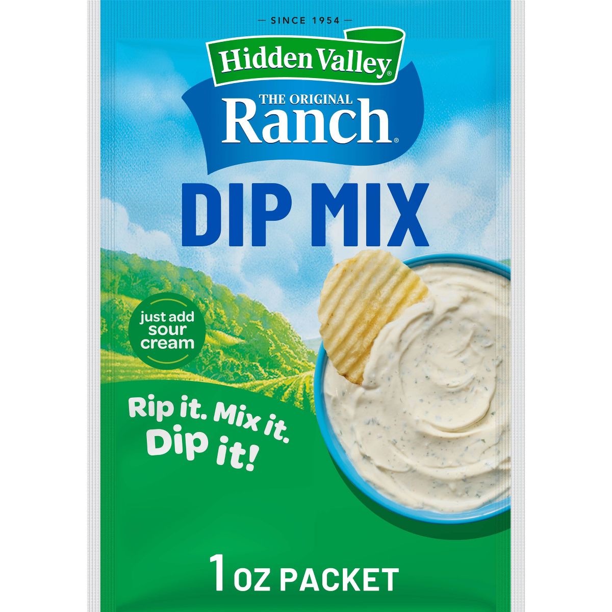 Hidden Valley Original Ranch Dips Mix - 1oz