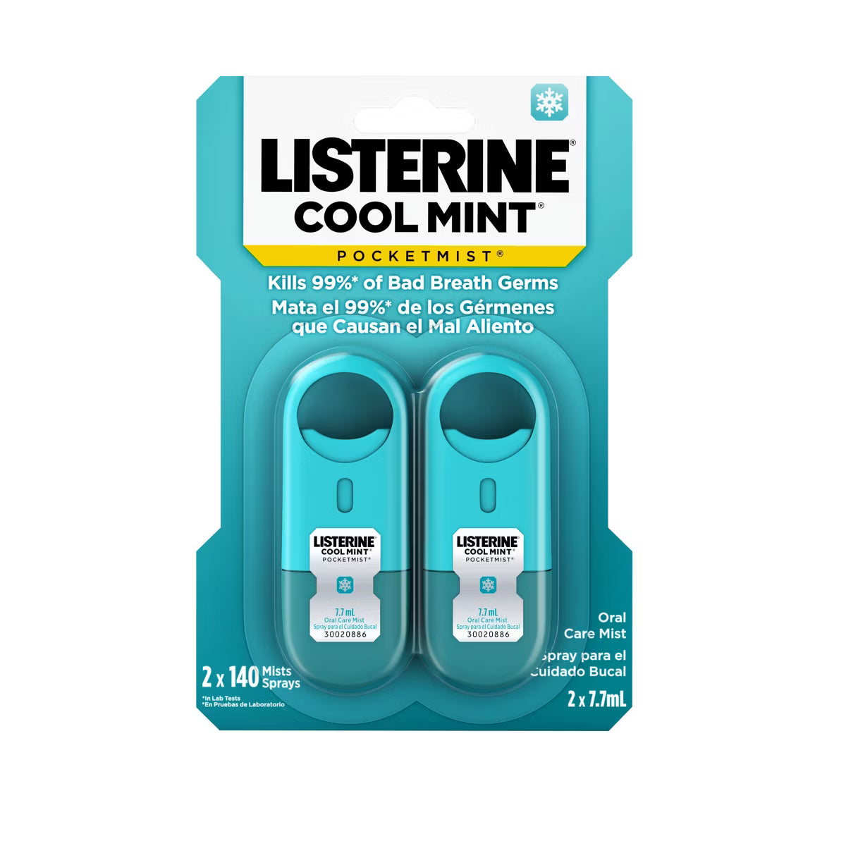 Listerine Cool Mint Pocketmist - 2pk