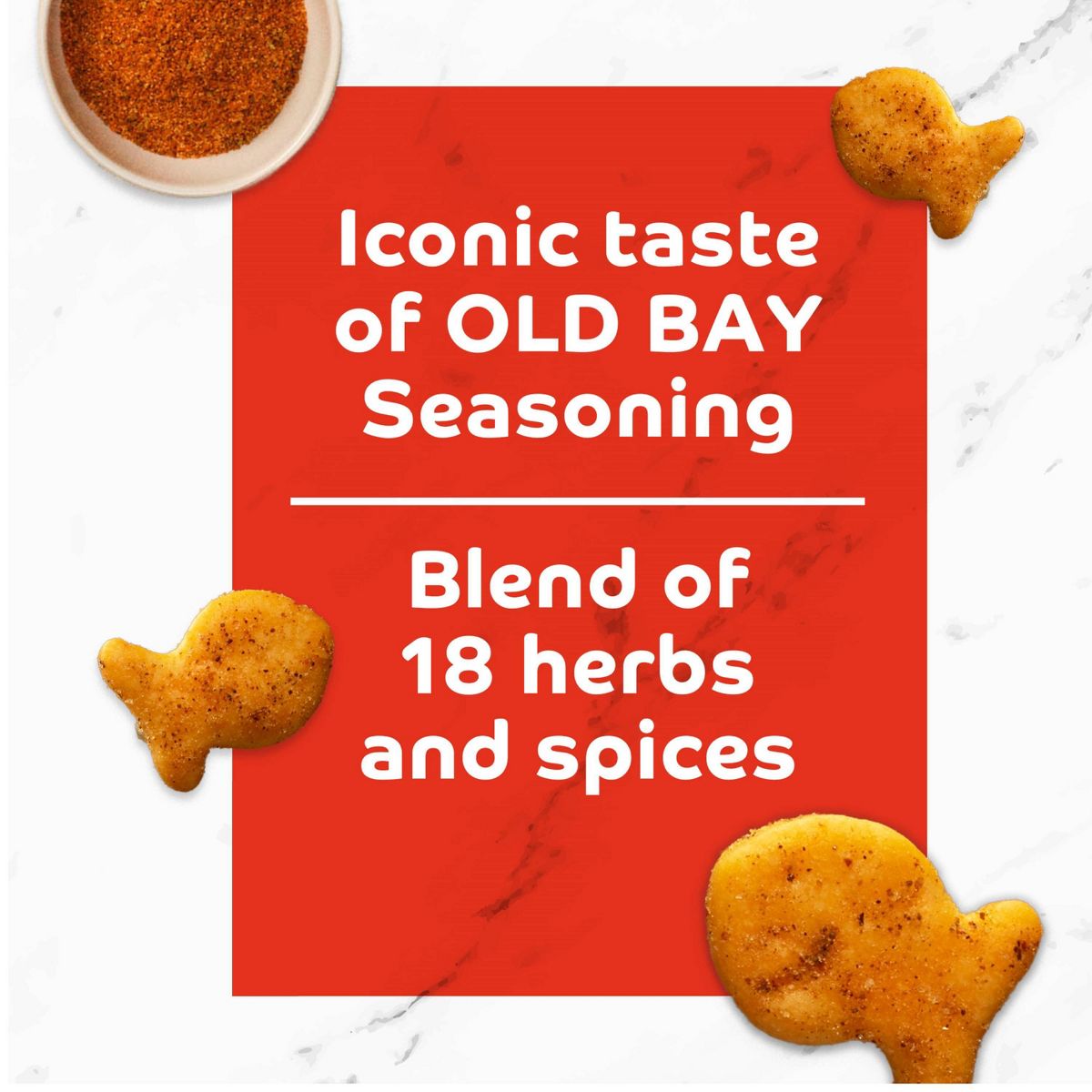 Goldfish Crackers Limited Edition Old Bay Seasoned Snack Crackers
