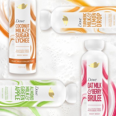 Dove Beauty Plant Milk Cleansing Body Wash - Coconut Milk & Sugar Lychee - 17.5